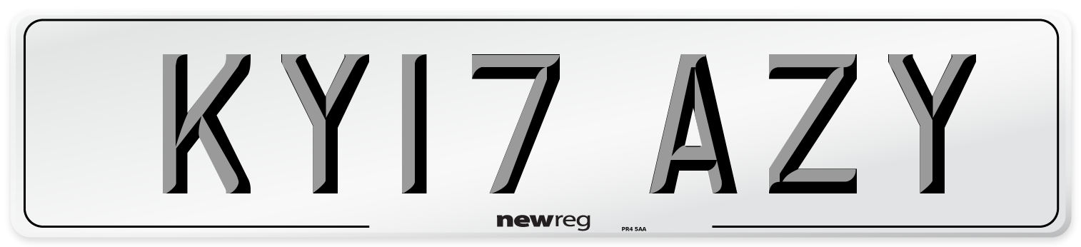 KY17 AZY Number Plate from New Reg